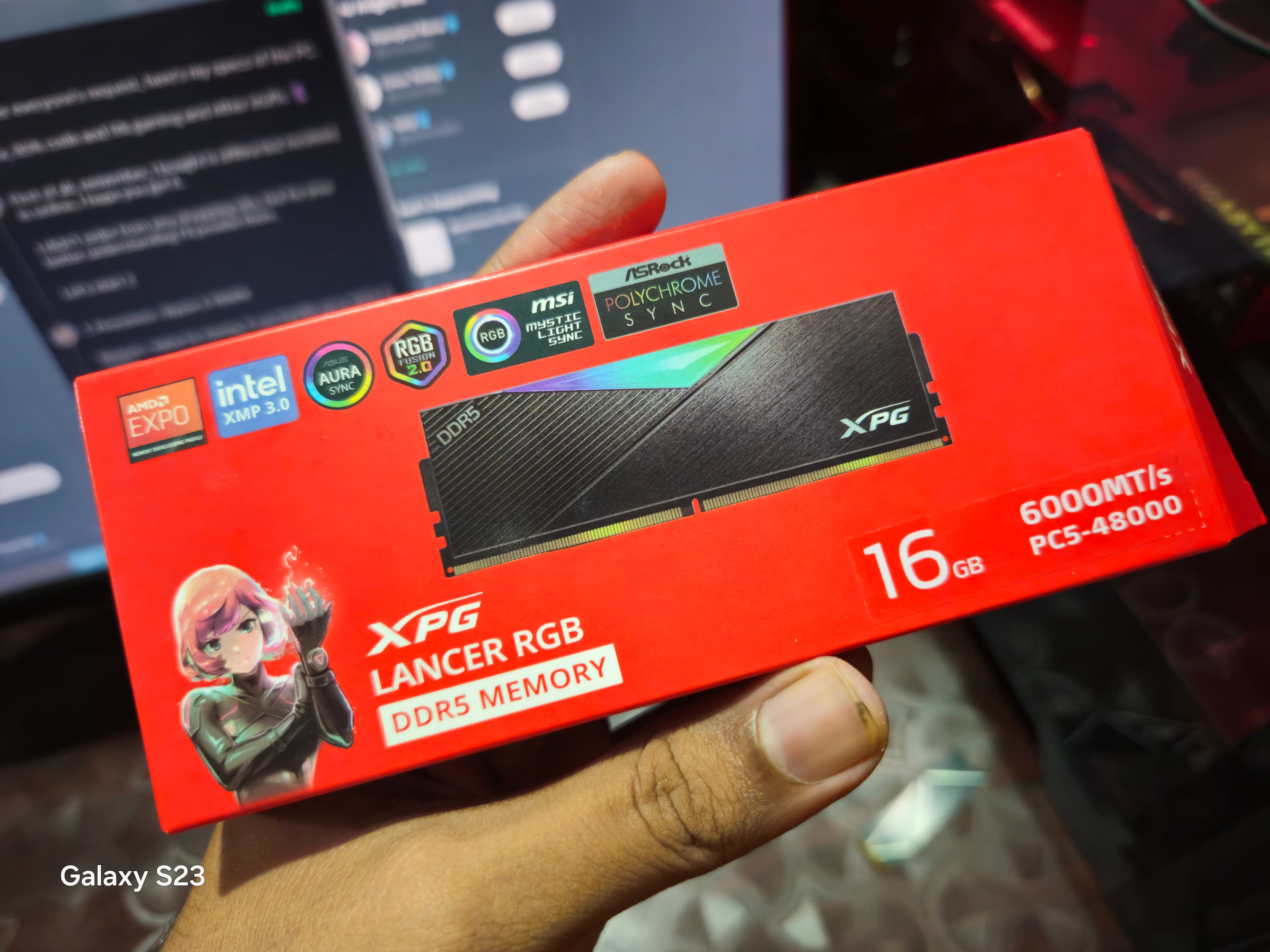 Adata XPG Lancer RGB 16GB (16GB x 2) DDR5 6000MHz (Black)